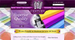 Desktop Screenshot of centurypackaginginc.com